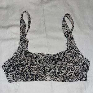 Bikini Top Black and White